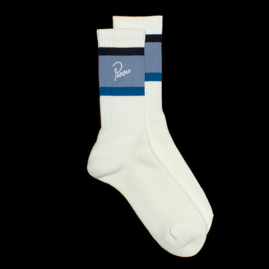 by Parra | Classic Logo Crew Socks Style # 49465 Color : White
