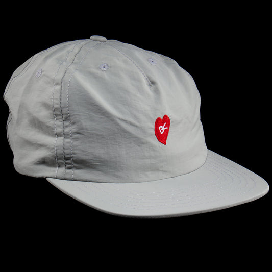 District Vision - 5 Panel Nylon Hat
Style # DVA001-C
Color : Run In Love Grey