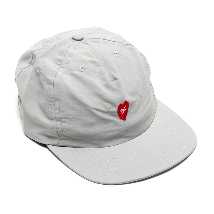 District Vision - 5 Panel Nylon Hat
Style # DVA001-C
Color : Run In Love Grey