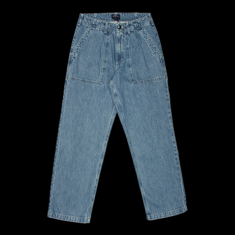 Noah | Denim Pleated Fatigue Pants P100SS24IND Indigo&nbsp;