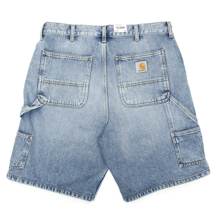 Carhartt WIP - Double Knee Short
Style # I034867-01WU
Color : Blue (Heavy Worn Wash)