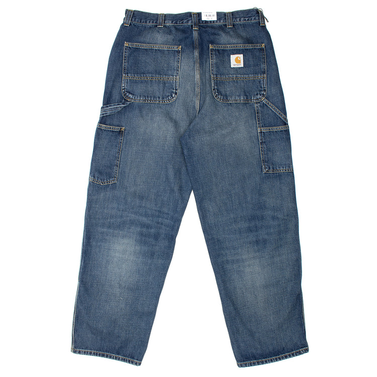 Carhartt WIP - OG Double Knee Pant
Style # I036733-014L
Color : Blue (Worn Used Wash)