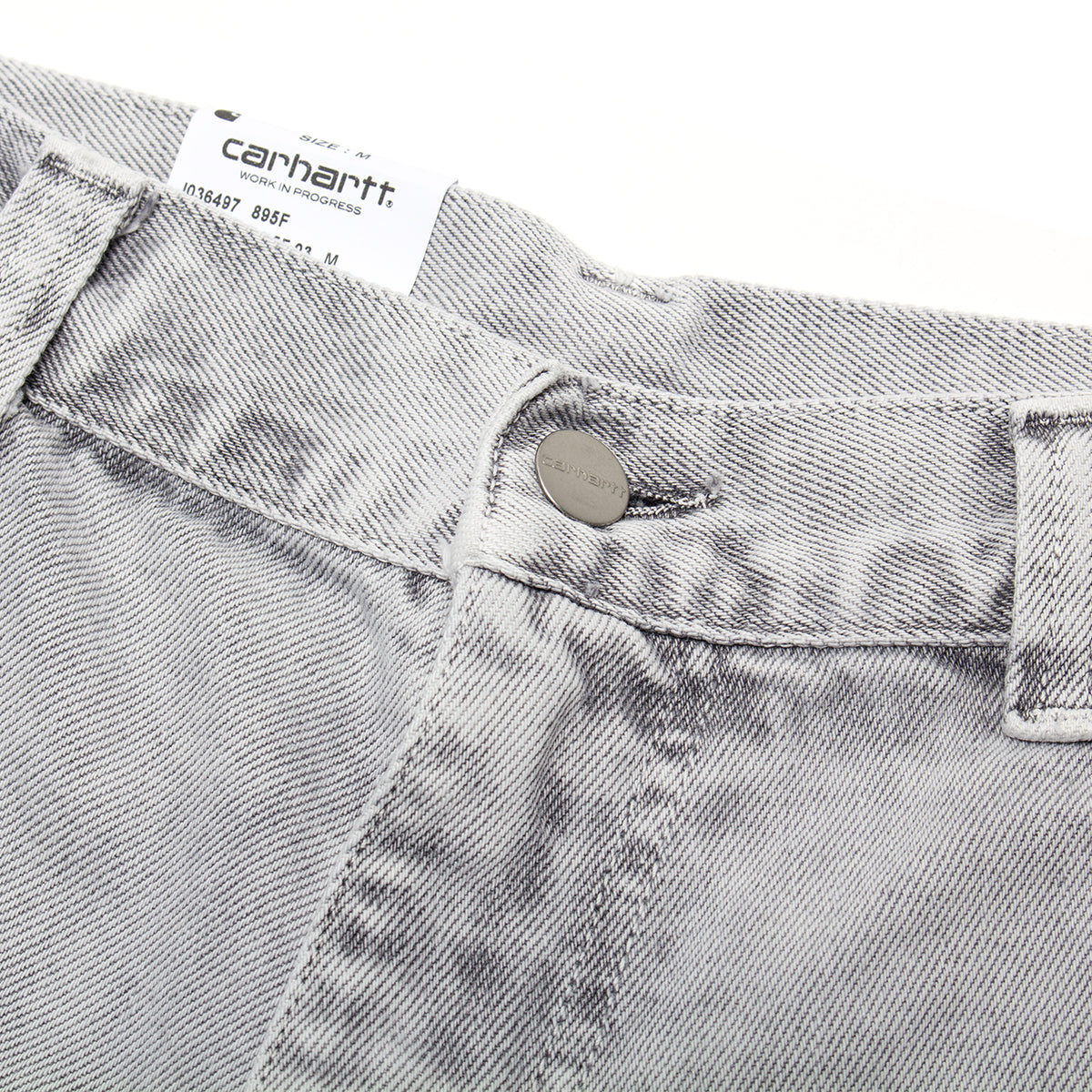 Carhartt WIP - OG Single Knee Short
Style # I036497-895F
Color : Black (Chalk Wash)