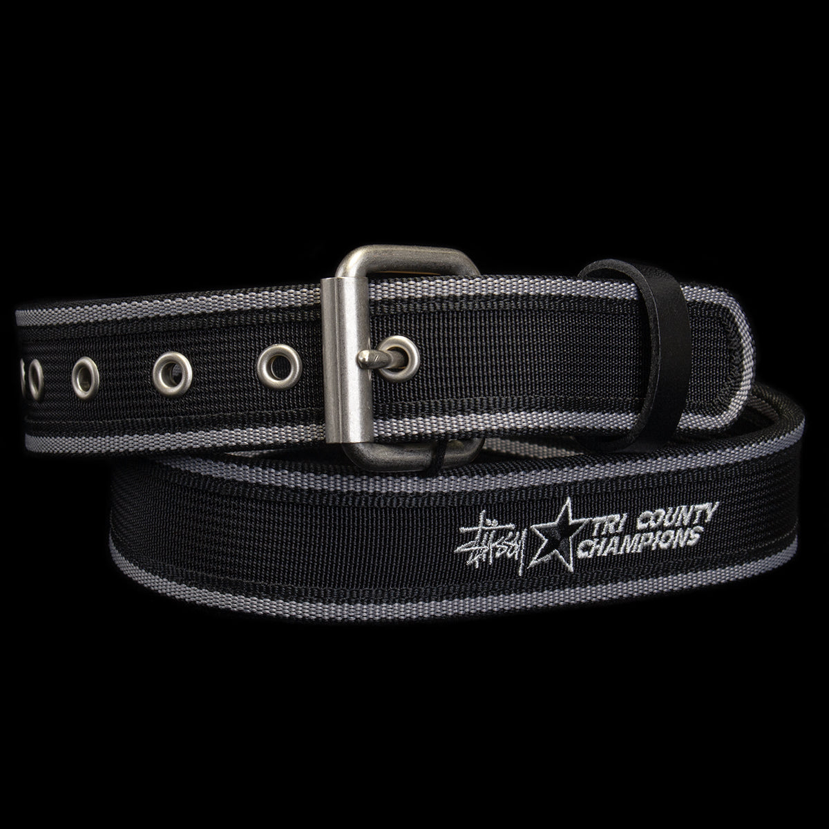 Stussy - Tri County Webbing Belt
Style # 135206
Color : Black