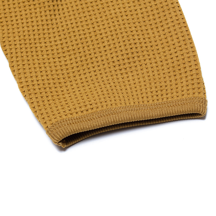 Snow Peak - Dry Waffle L/S T-Shirt
Color : Mustard