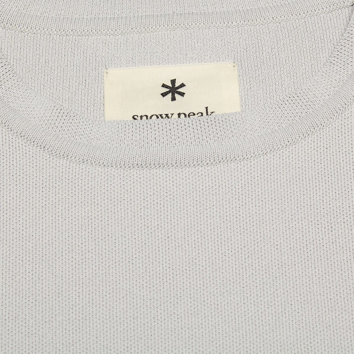 Snow Peak - Co/Pe Knit Pullover
Color : Light Grey