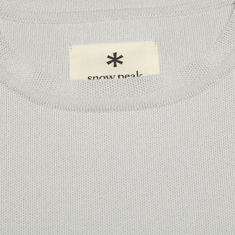Snow Peak - Co/Pe Knit Pullover
Color : Light Grey