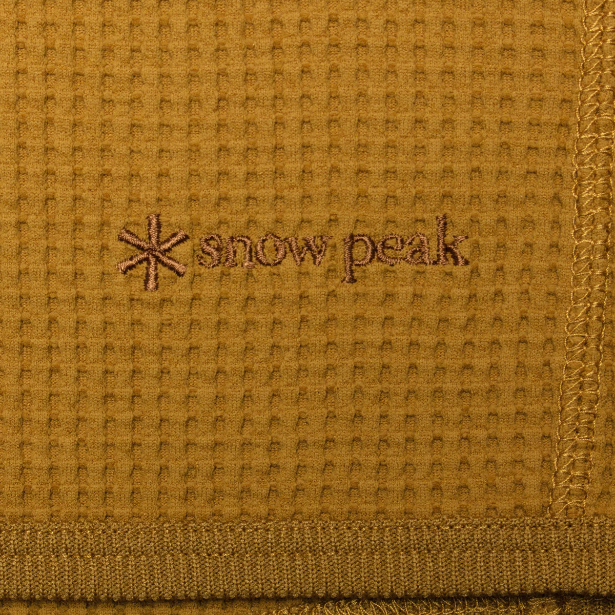 Snow Peak - Dry Waffle T-Shirt
Color : Mustard