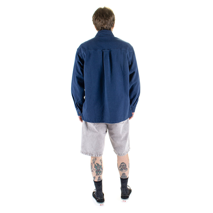 Carhartt WIP - Parrish Shirt Jacket
Style # I036485-0106
Color : Blue