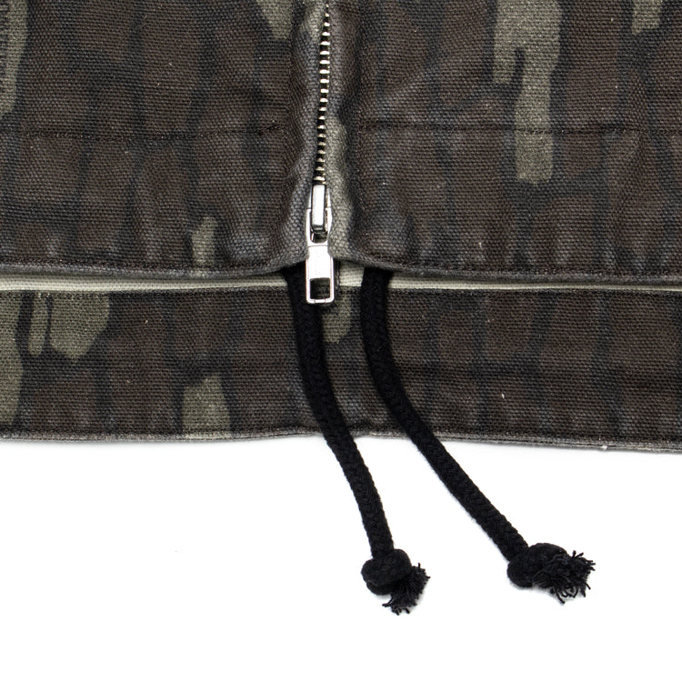 Metalwood - Cotton Twill Zip Hoodie
Color : Real Bark Camo