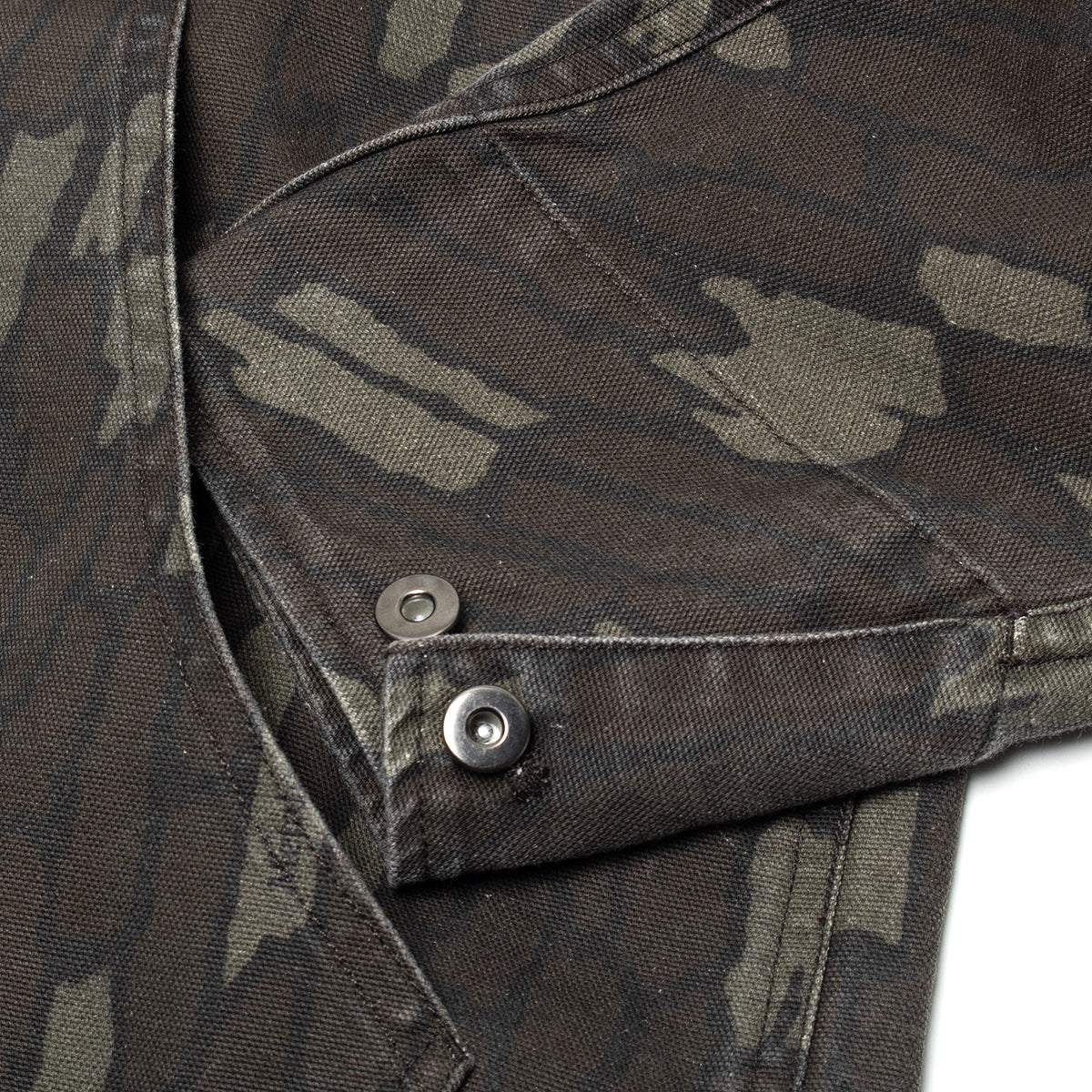 Metalwood - Cotton Twill Zip Hoodie
Color : Real Bark Camo