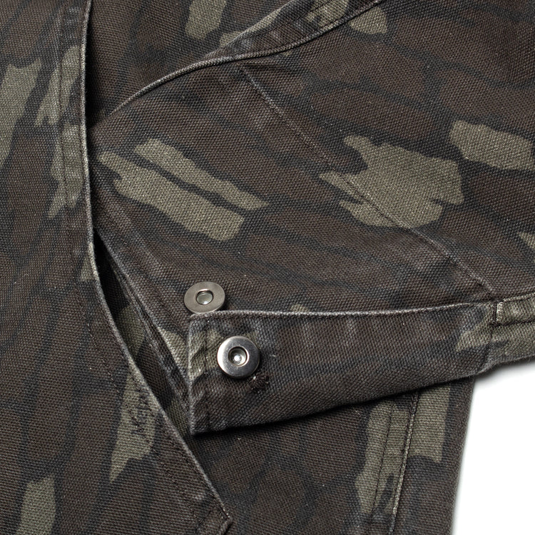 Metalwood - Cotton Twill Zip Hoodie
Color : Real Bark Camo