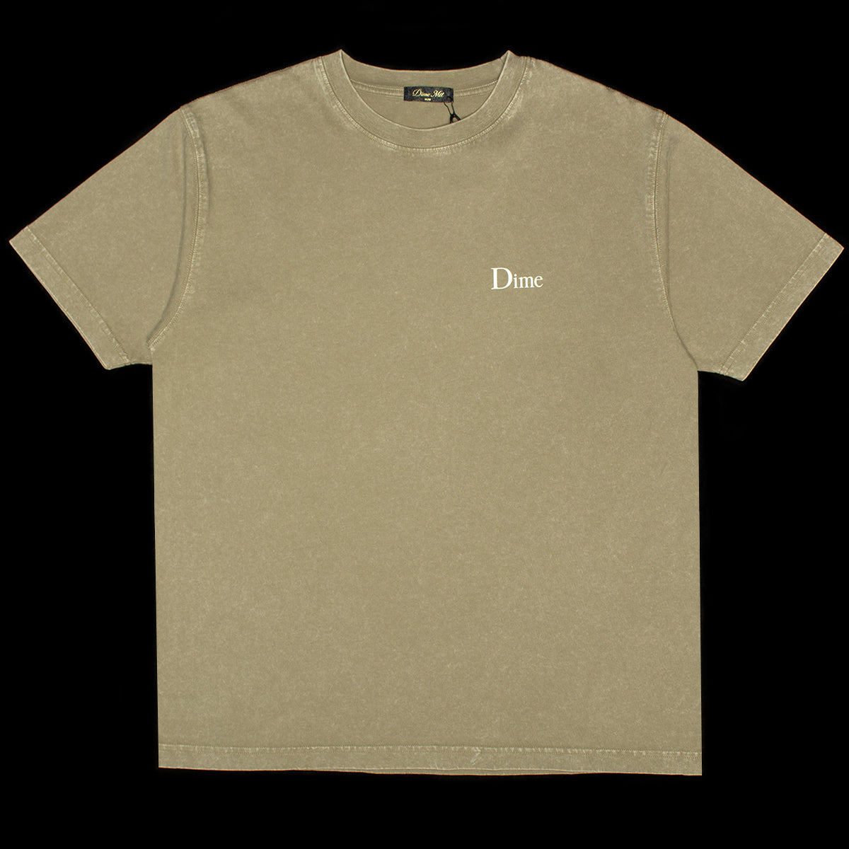 Dime - Classic Small Logo T-Shirt
Color : Faded Cement
