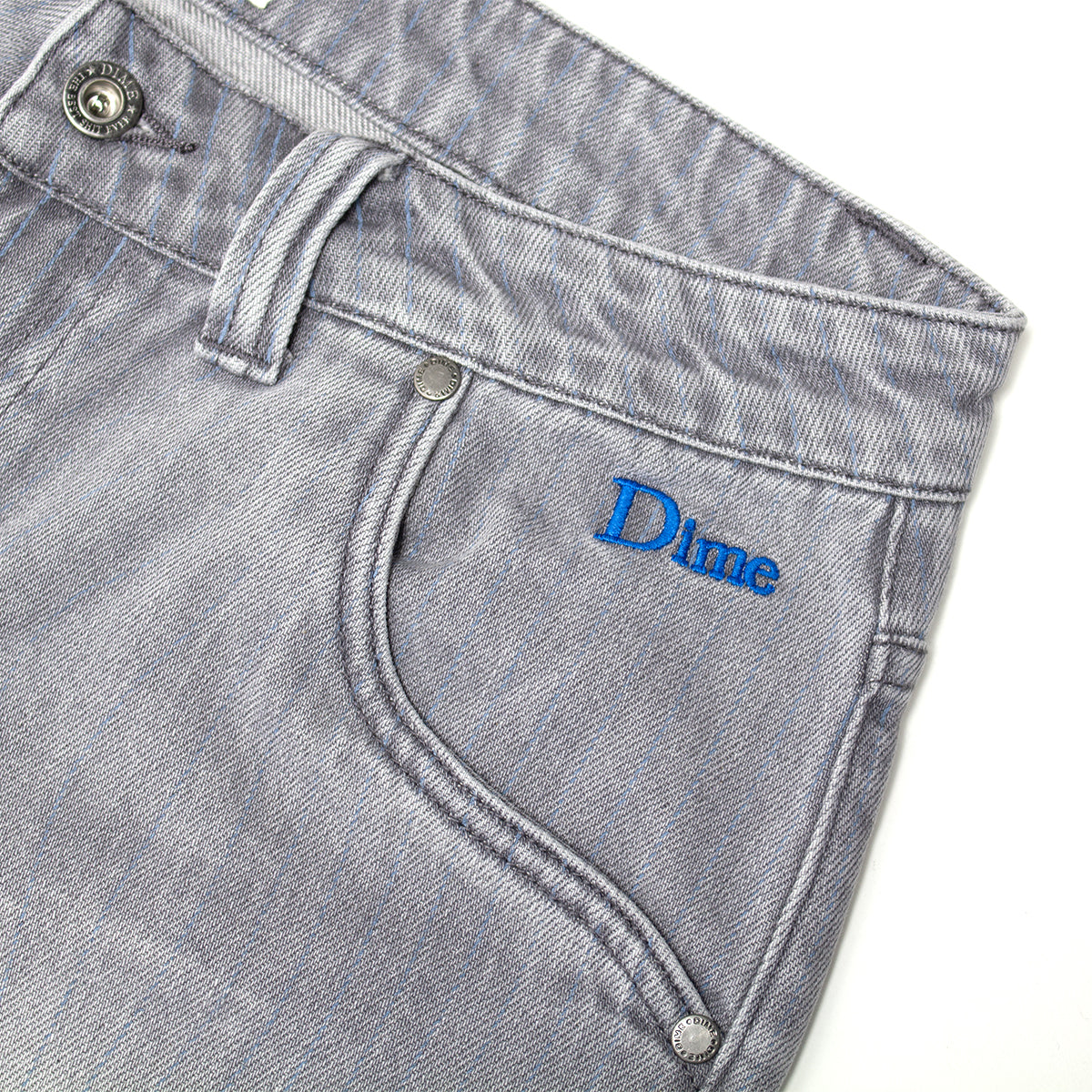 Dime - Classic Baggy Denim Pants
Color : Striped Sandblasted Gray&nbsp;