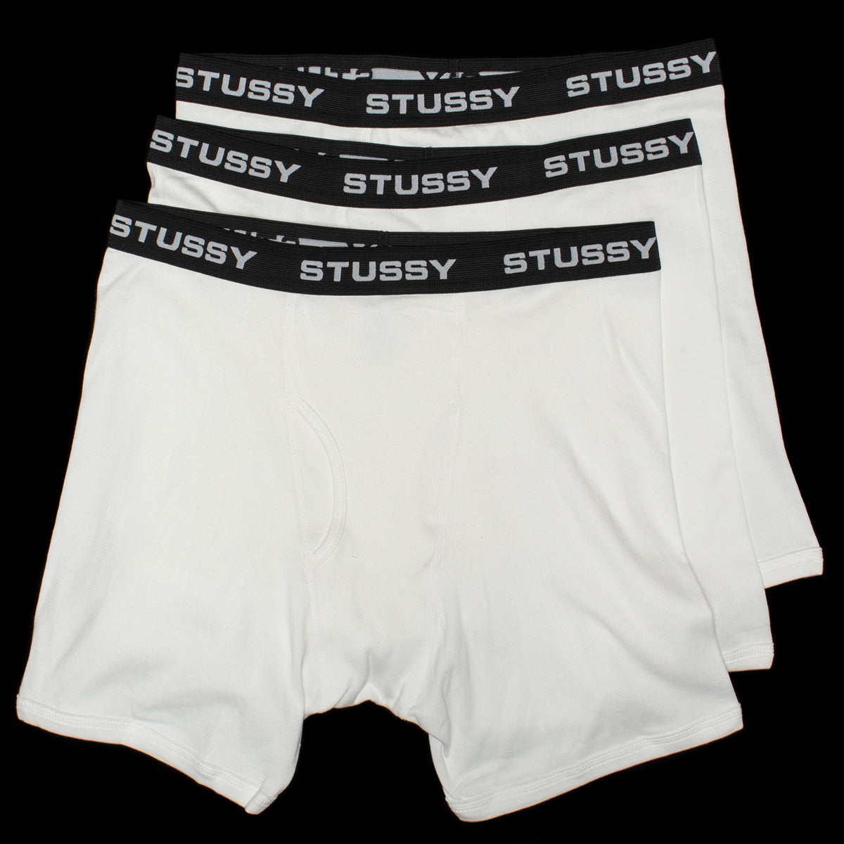 Stussy - Boxer Briefs 3-Pack
Style # 112251
Color : White