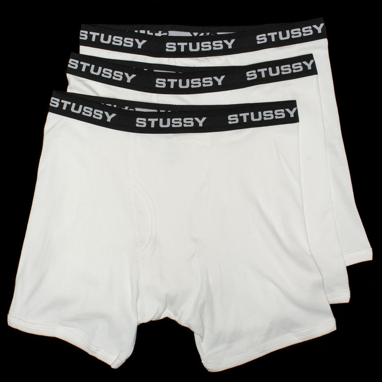 Stussy - Boxer Briefs 3-Pack
Style # 112251
Color : White