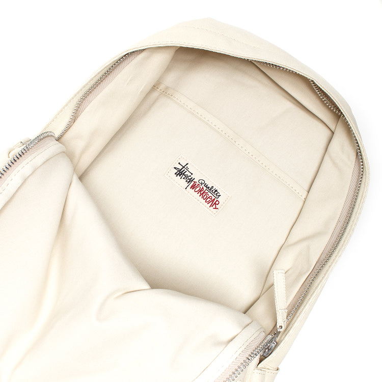 Stussy - Canvas Backpack
Style # 134252
Color : Natural