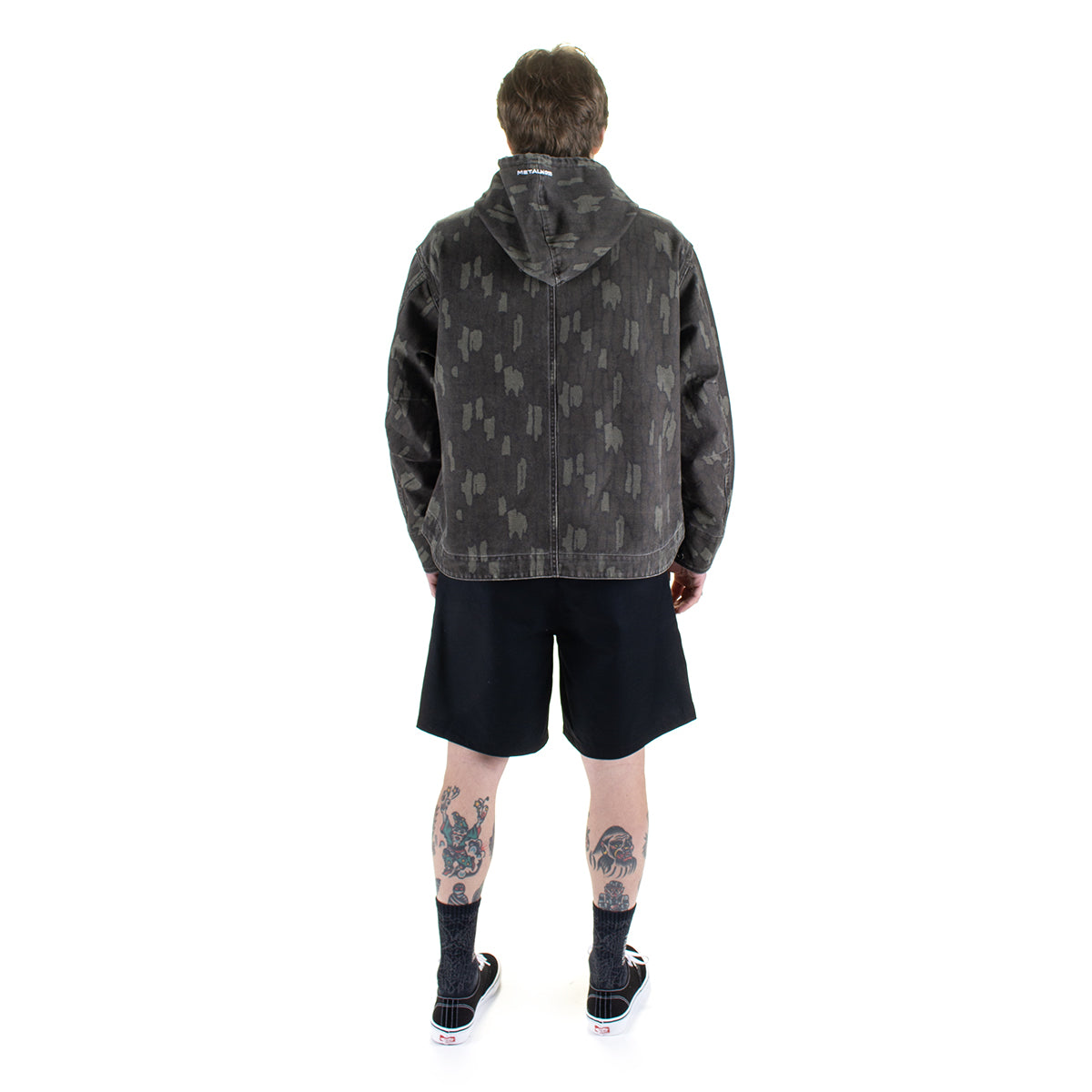 Metalwood - Cotton Twill Zip Hoodie
Color : Real Bark Camo