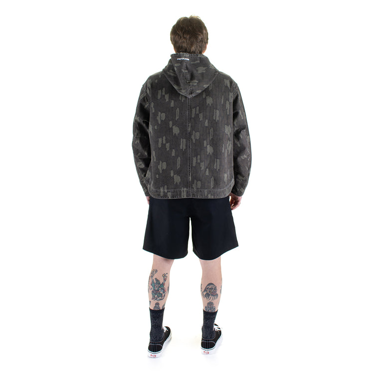 Metalwood - Cotton Twill Zip Hoodie
Color : Real Bark Camo