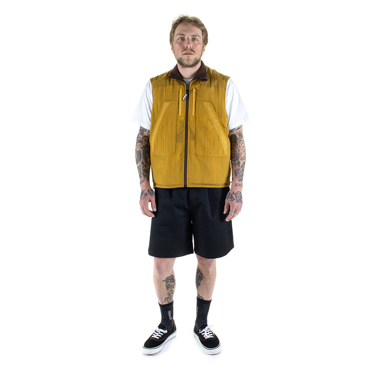 Metalwood - Trail Mix Reversible Vest
Color : Dijon