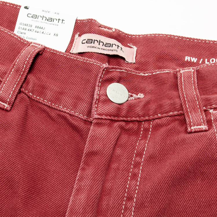 Carhartt WIP - Women's Brandon Short
Style # I034839-884
Color : Mulberry / Colza