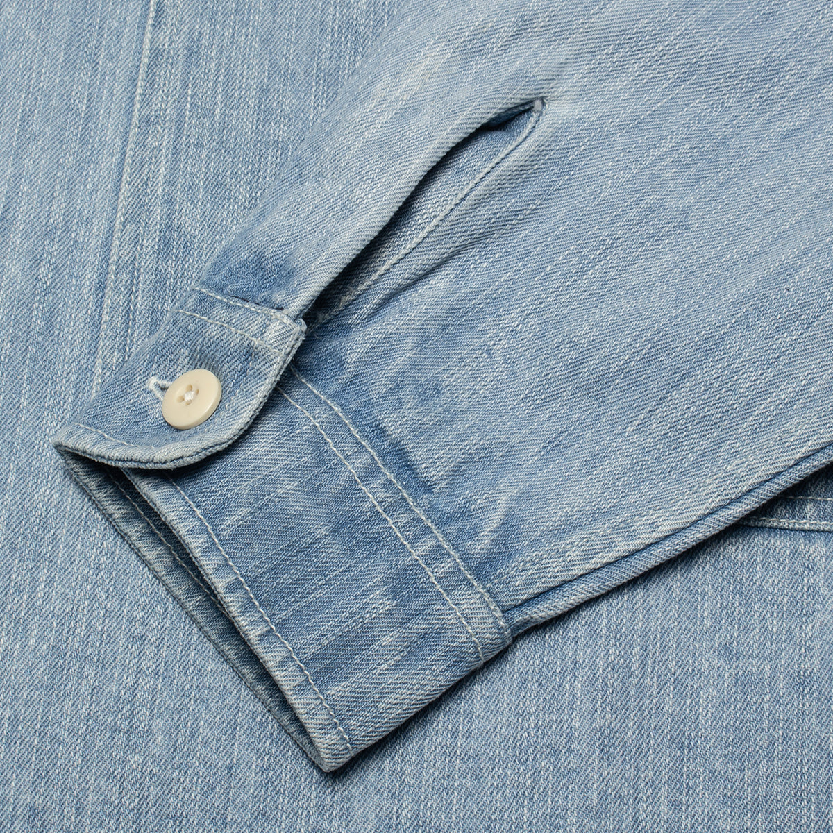 Earth Studies - Research Shirt
Style # MS-109
Color : Washed Denim
