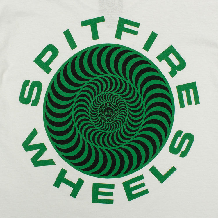 Spitfire | Classic '87 Swirl T-Shirt Color : White / Green