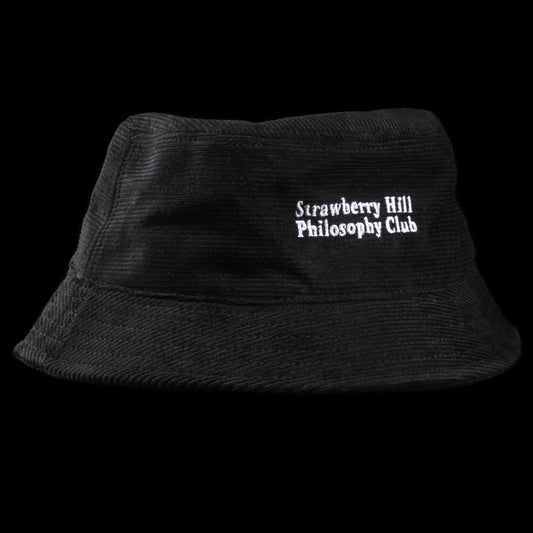 Strawberry Hill Philosophy Club | Logo Corduroy Bucket Hat Color : Black