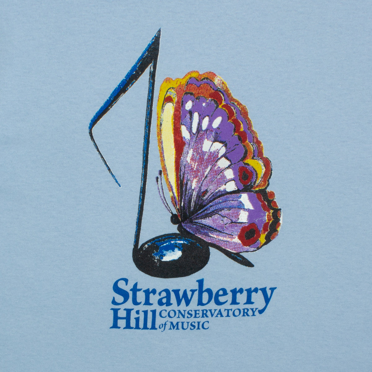 Strawberry Hill Philosophy Club | Music Conservatory T-Shirt Color : Sky Blue