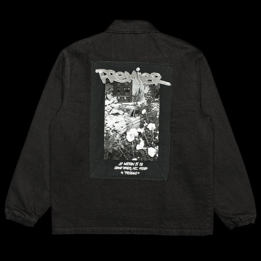 Premier Lined Denim Work Jacket Color : Black
