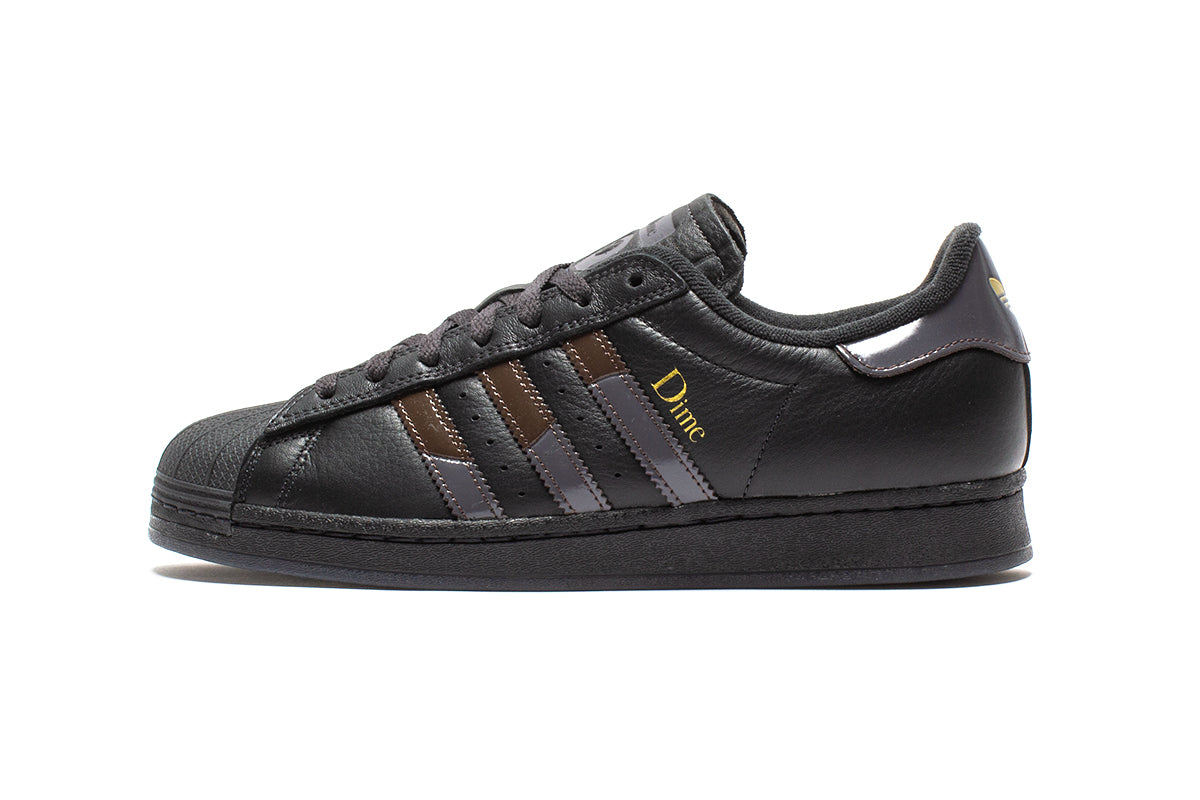 Adidas | Superstar ADV x Dime Style # FZ6003 Color : Carbon / Grey Five / Brown