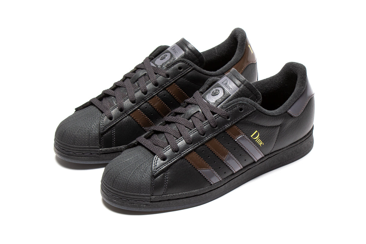 Adidas | Superstar ADV x Dime Style # FZ6003 Color : Carbon / Grey Five / Brown