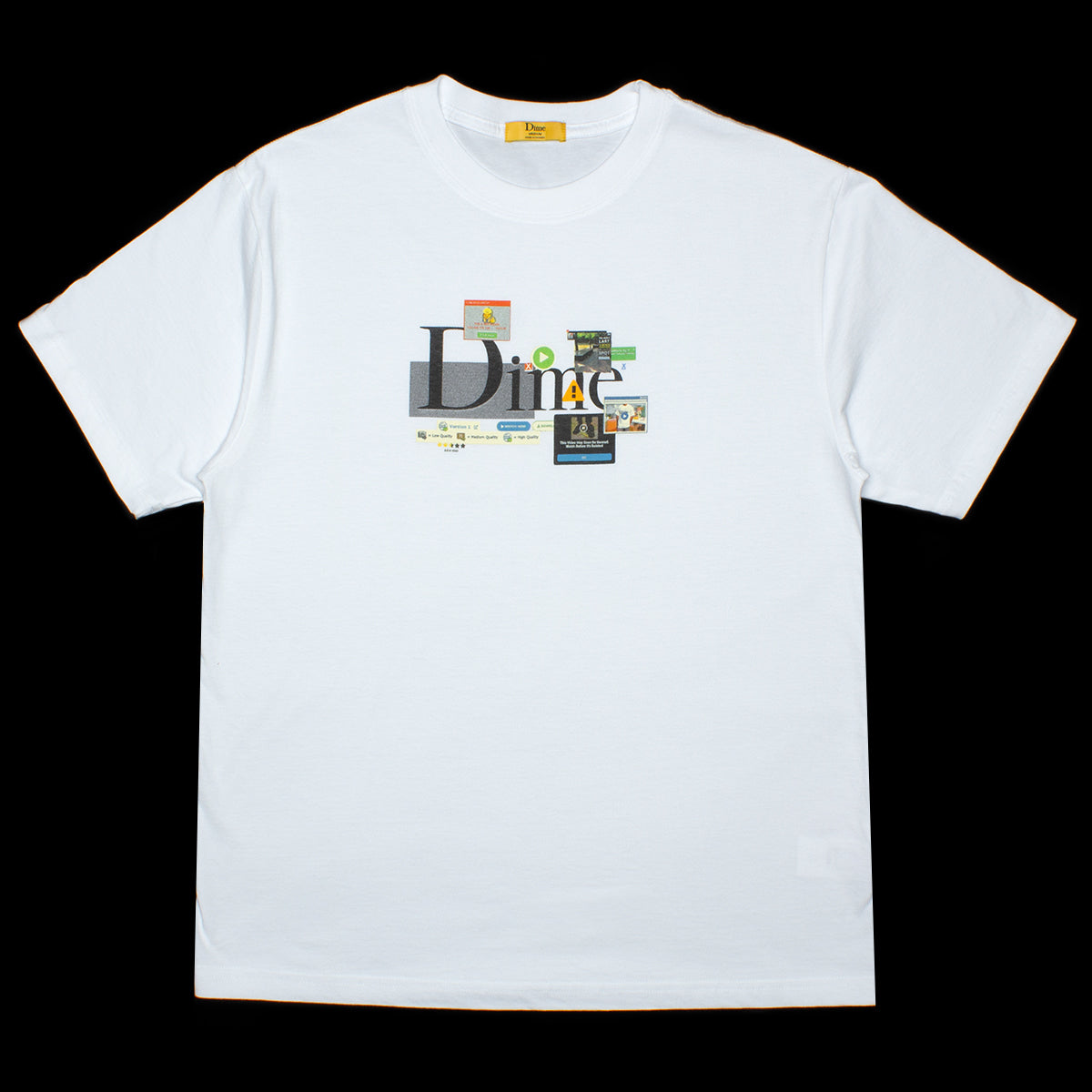 Dime | Classic Adblock T-Shirt Color : White