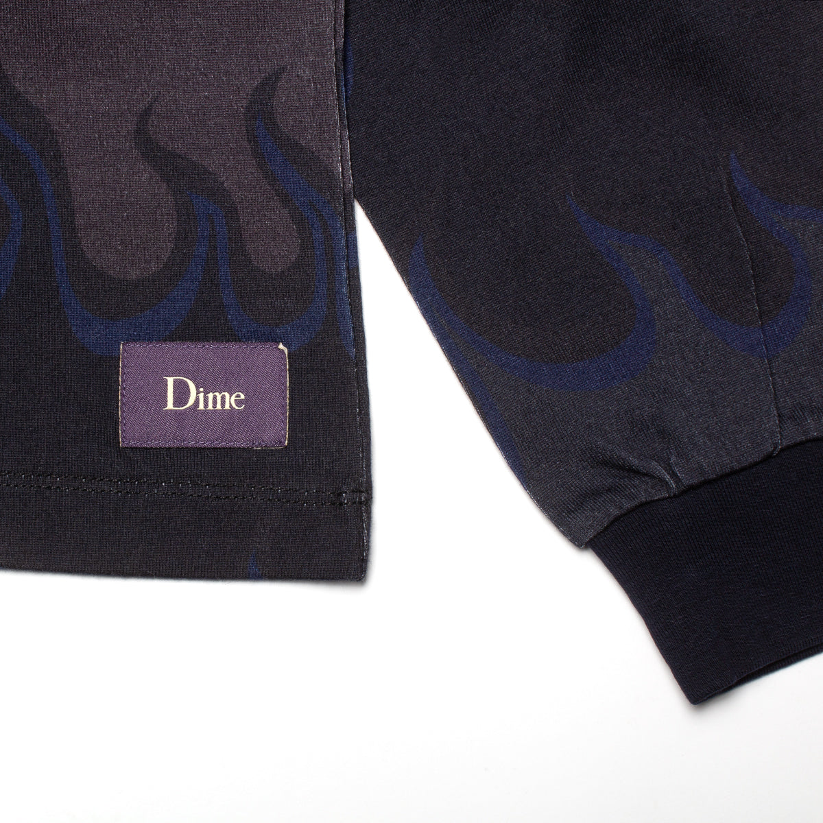 Dime | Space Flame L/S Shirt Color : Black