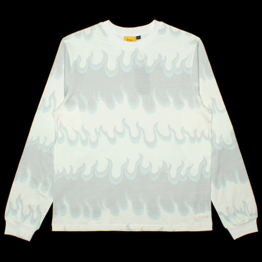 Dime | Space Flame L/S Shirt Color : White