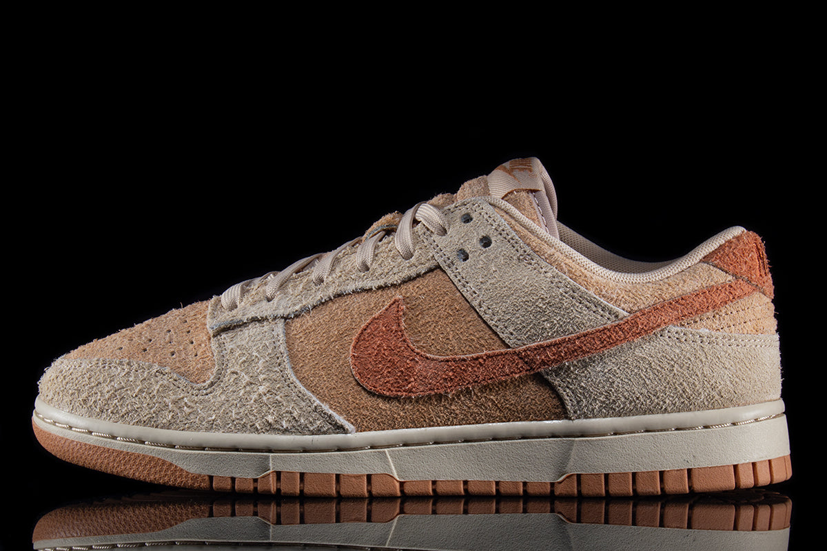 Nike | Women's Dunk Low Style # HF5075-287 Color : Shimmer / Burnt Sunrise / Amber Brown