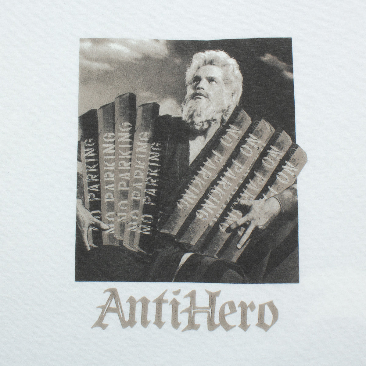 Anti Hero | Ten Curbmandments T-Shirt Style # 51020927 Color : White