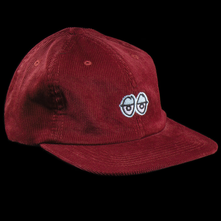 Krooked | Eyes Corduroy Hat Style # 50023094F00 Color : Burgundy