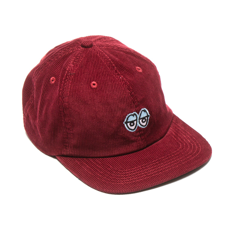 Krooked | Eyes Corduroy Hat Style # 50023094F00 Color : Burgundy