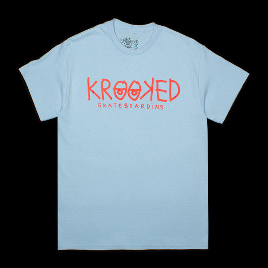 Krooked | KRKD Eyes T-Shirt Style # 51023422Z Color : Light Blue
