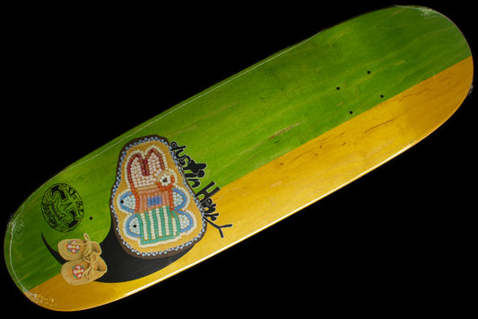 Frog | Henry - Tuk Tsul Deck Color : Green / Yellow Sizes : 9.1"
