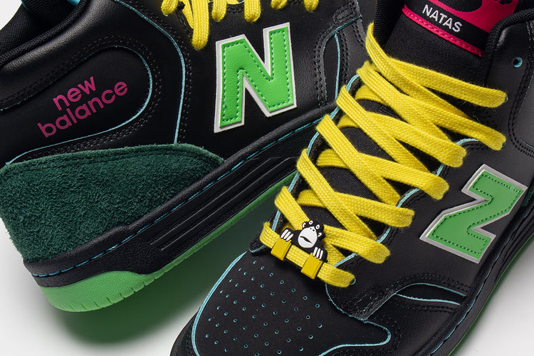 New Balance Numeric | 480 High x Natas Kaupas Style # NM480HSN Color : Black / Green