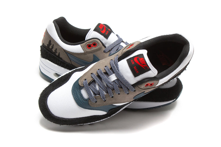 Nike | Air Max 1 Premium 'Escape' Style # FJ0698-100 Color : White / Slate Blue