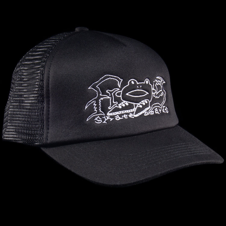 Frog | Big Shoes Trucker Hat Color : Black