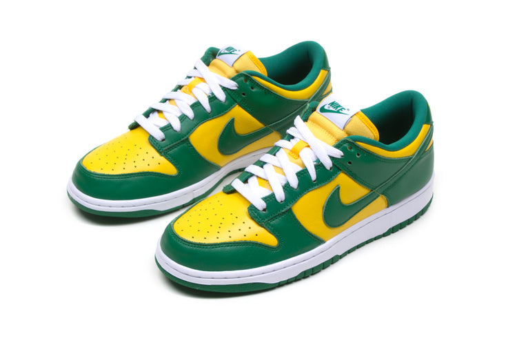 Nike | Dunk Low SP Style # CU1727-700 Color : Varsity Maize / Pine Green / White