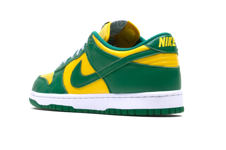 Nike | Dunk Low SP Style # CU1727-700 Color : Varsity Maize / Pine Green / White