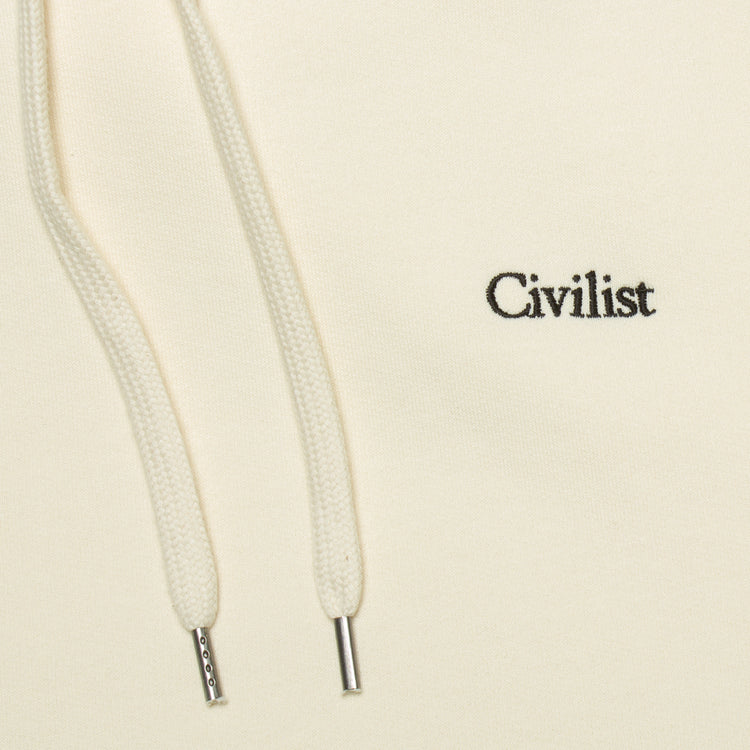 Civilist | Mini Logo Hoodie Color : Pristine