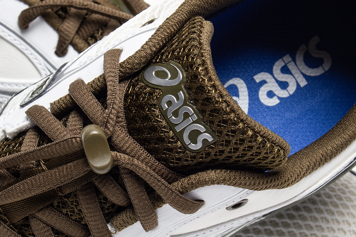 Asics - GEL-DS Trainer 14 x Temptation Vacation
Style # 1203A810.101
Color : Cream / Olive Canvas