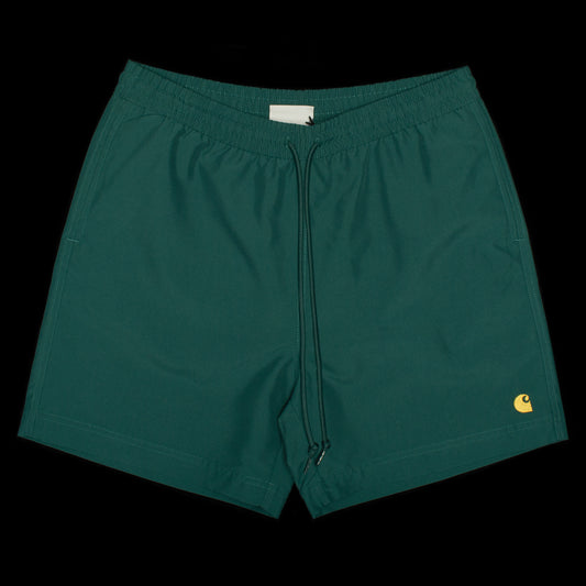 Carhartt WIP | Chase Swim Trunks Style # I026235-1YWXX Color : Chervil / Gold