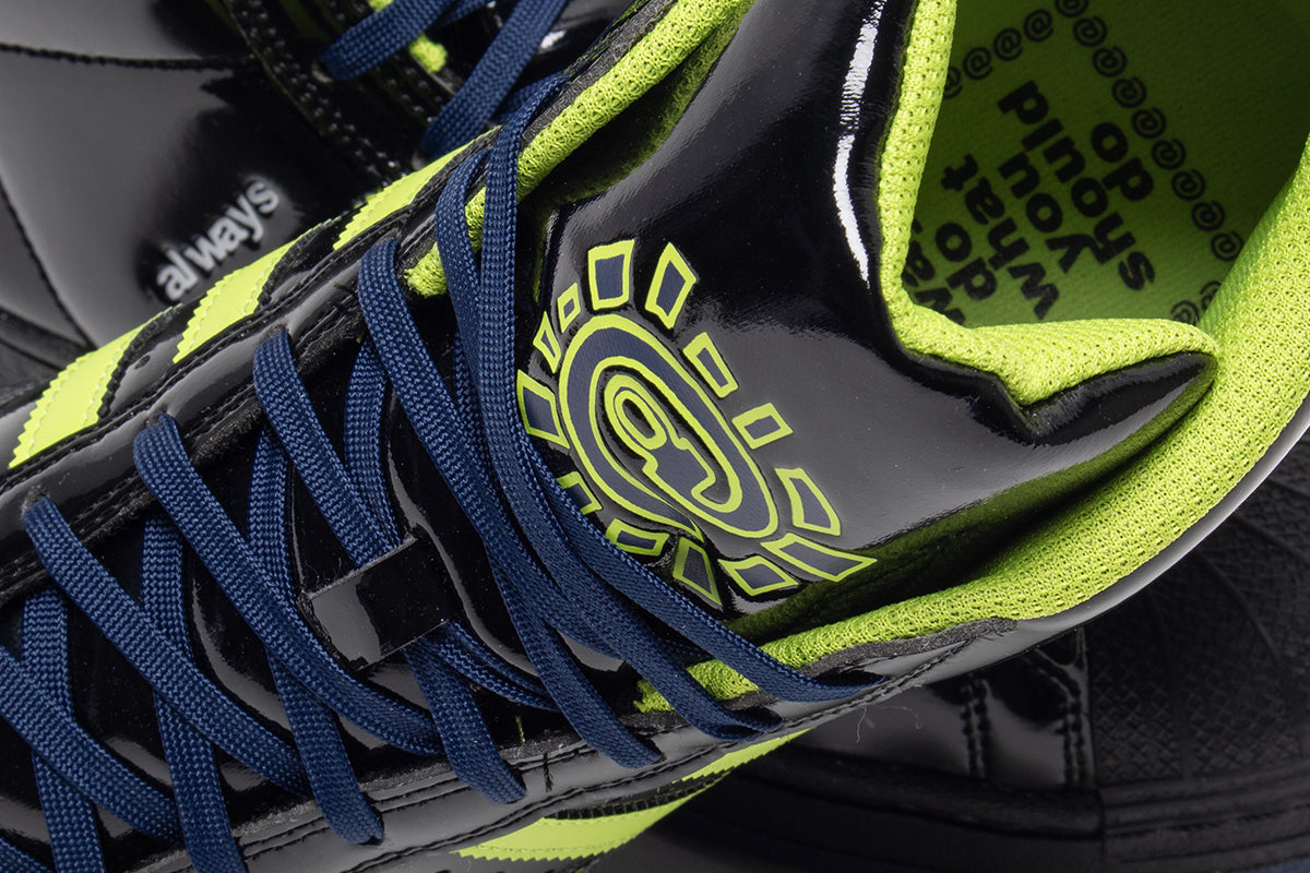 Adidas - Pro Model x Always
Style # JP7637
Color : Core Black / Semi Solar Slime / Collegiate Navy